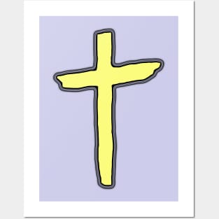 Yellow Cross Posters and Art